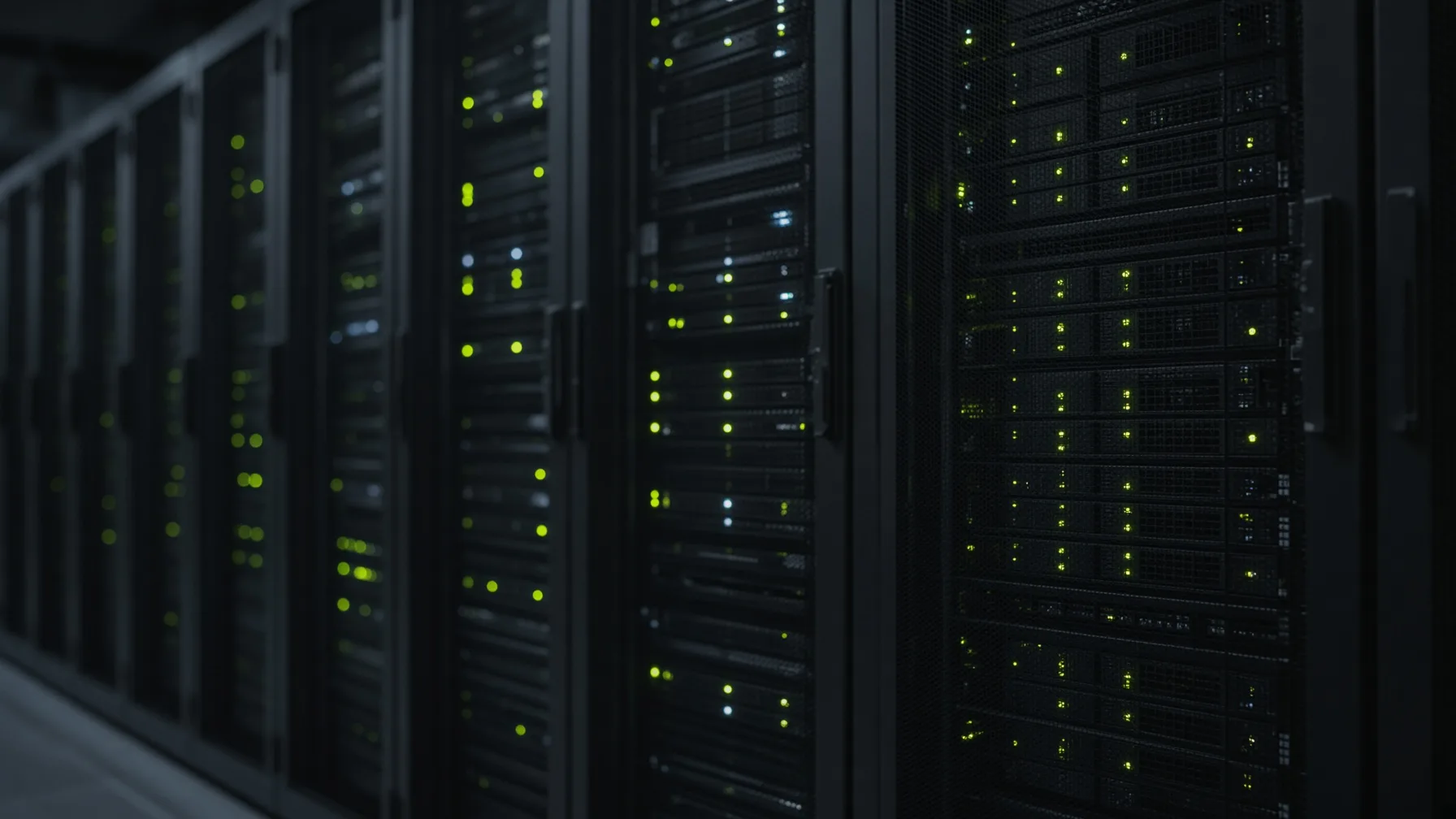 Production data center server racks
